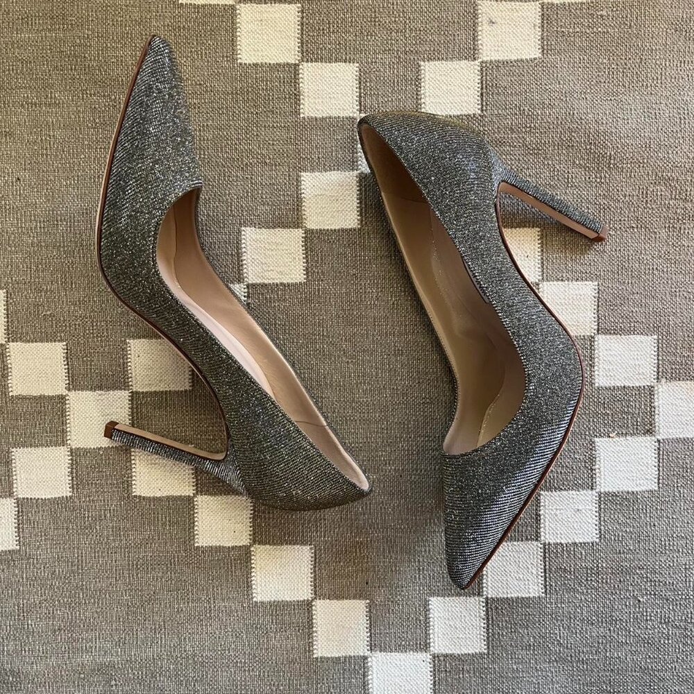 Manolo Blahnik pailette heels